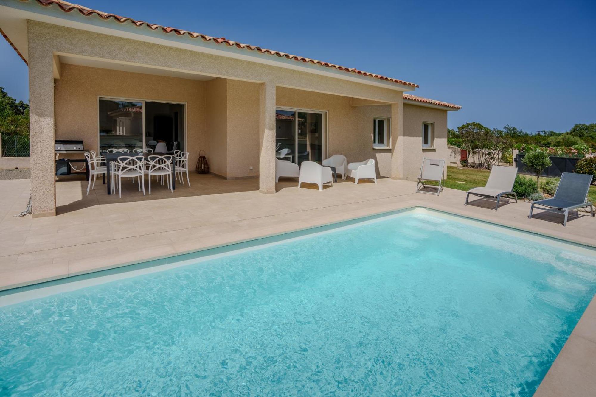 Villa Clara Piscine Chauffee Prunelli-di-Fiumorbo Exterior foto